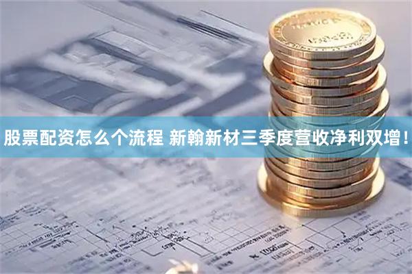 股票配资怎么个流程 新翰新材三季度营收净利双增！
